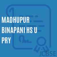 Madhupur Binapani Hs U Pry High School Logo