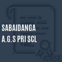 Sabaidanga A.G.S Pri Scl Primary School Logo