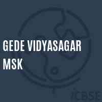 Gede Vidyasagar Msk School Logo