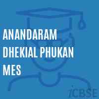 Anandaram Dhekial Phukan Mes Middle School Logo