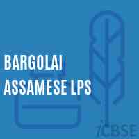 Bargolai Assamese Lps Primary School Logo