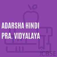 Adarsha Hindi Pra. Vidyalaya Primary School Logo