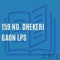 159 No. Dhekeri Gaon Lps Primary School Logo