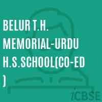 Belur T.H. Memorial-Urdu H.S.School(Co-Ed) Logo