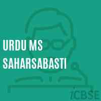 Urdu Ms Saharsabasti Middle School Logo