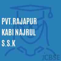 Pvt.Rajapur Kabi Najrul S.S.K Primary School Logo