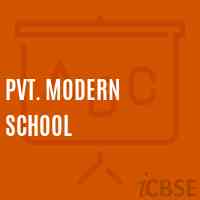 Pvt. Modern School Logo