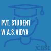Pvt. Student W.A.S.Vidya Primary School Logo