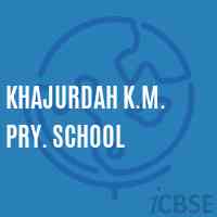 Khajurdah K.M. Pry. School Logo