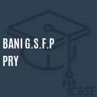 Bani G.S.F.P Pry Primary School Logo