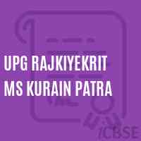 Upg Rajkiyekrit Ms Kurain Patra Middle School Logo