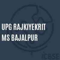 Upg Rajkiyekrit Ms Bajalpur Middle School Logo