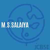 M.S.Salaiya Middle School Logo