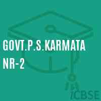 Govt.P.S.Karmatanr-2 Primary School Logo