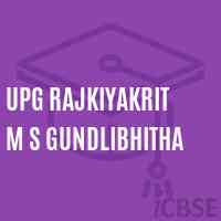 Upg Rajkiyakrit M S Gundlibhitha Middle School Logo