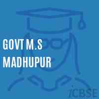 Govt M.S Madhupur Middle School Logo