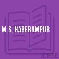 M.S. Harerampur Middle School Logo