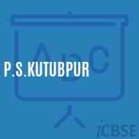 P.S.Kutubpur Primary School Logo