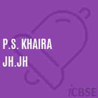 P.S. Khaira Jh.Jh Primary School Logo