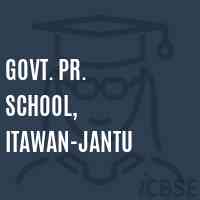 Govt. Pr. School, Itawan-Jantu Logo