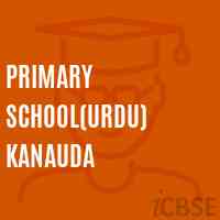 Primary School(Urdu) Kanauda Logo
