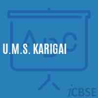 U.M.S. Karigai Middle School Logo