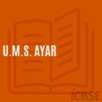 U.M.S. Ayar Middle School Logo