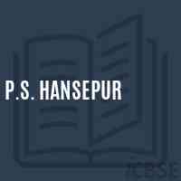 P.S. Hansepur Primary School Logo