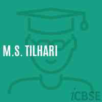 M.S. Tilhari Middle School Logo