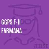 Ggps F-Ii Farmana Primary School Logo