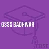 Gsss Badhwar High School Logo