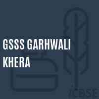 Gsss Garhwali Khera High School Logo