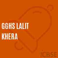 Gghs Lalit Khera Secondary School Logo