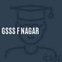 Gsss F Nagar High School Logo