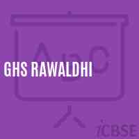 Ghs Rawaldhi Secondary School Logo