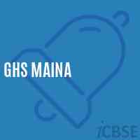 Ghs Maina Secondary School Logo
