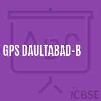 Gps Daultabad-B Primary School Logo
