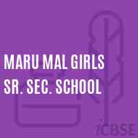 Maru Mal Girls Sr. Sec. School Logo