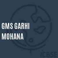 Gms Garhi Mohana Middle School Logo