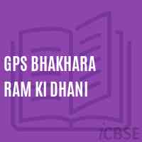 Gps Bhakhara Ram Ki Dhani Primary School Logo