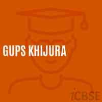 Gups Khijura Middle School Logo