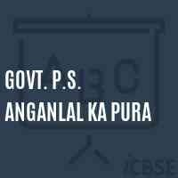 Govt. P.S. Anganlal Ka Pura Primary School Logo