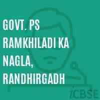 Govt. Ps Ramkhiladi Ka Nagla, Randhirgadh Primary School Logo