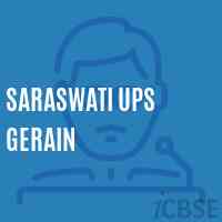 Saraswati Ups Gerain Middle School Logo
