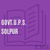 Govt.U.P.S. Solpur Middle School Logo