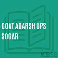 Govt Adarsh Ups Sogar Middle School Logo