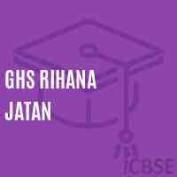 Ghs Rihana Jatan Secondary School Logo