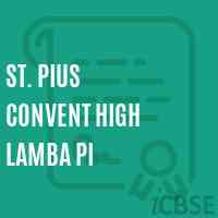 St. Pius Convent High Lamba Pi Senior Secondary School Logo
