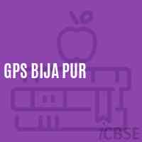 Gps Bija Pur Primary School Logo