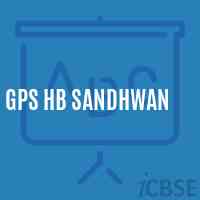 Gps Hb Sandhwan Primary School Logo